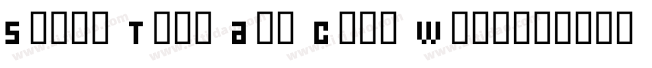 Small Talk Alt Caps Wide字体转换